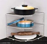 Stainless steel rack holder, free size storage solution for organizing items, made in India